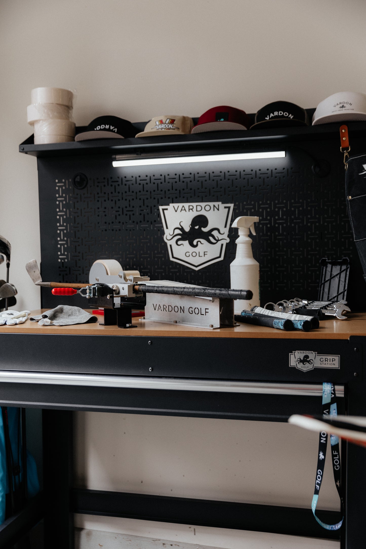 The Vardon Grip Station – Complete DIY Golf Regripping Bench