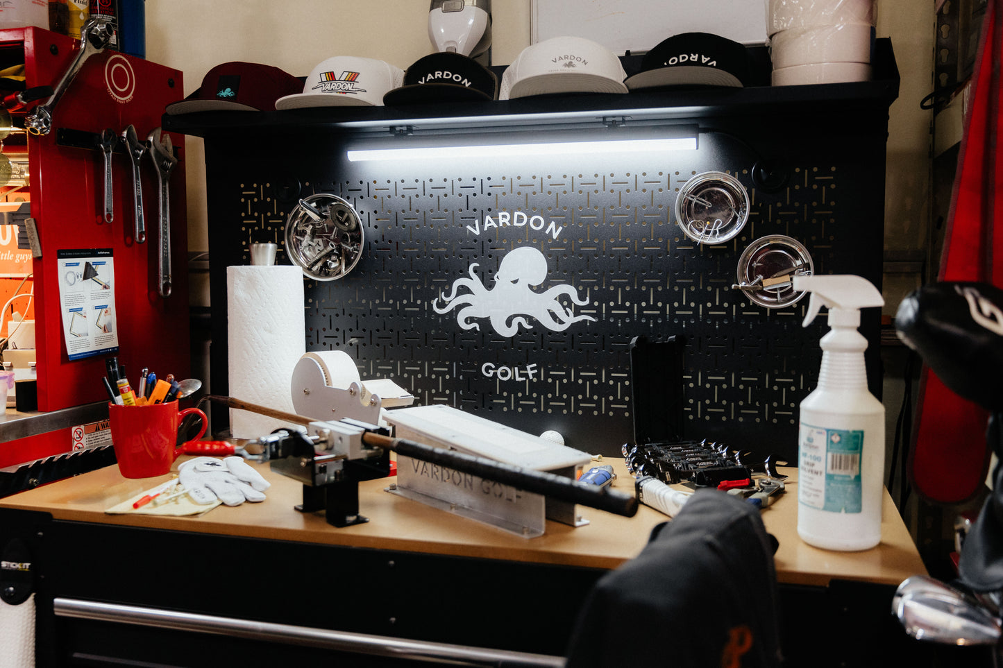 The Vardon Grip Station – Complete DIY Golf Regripping Bench