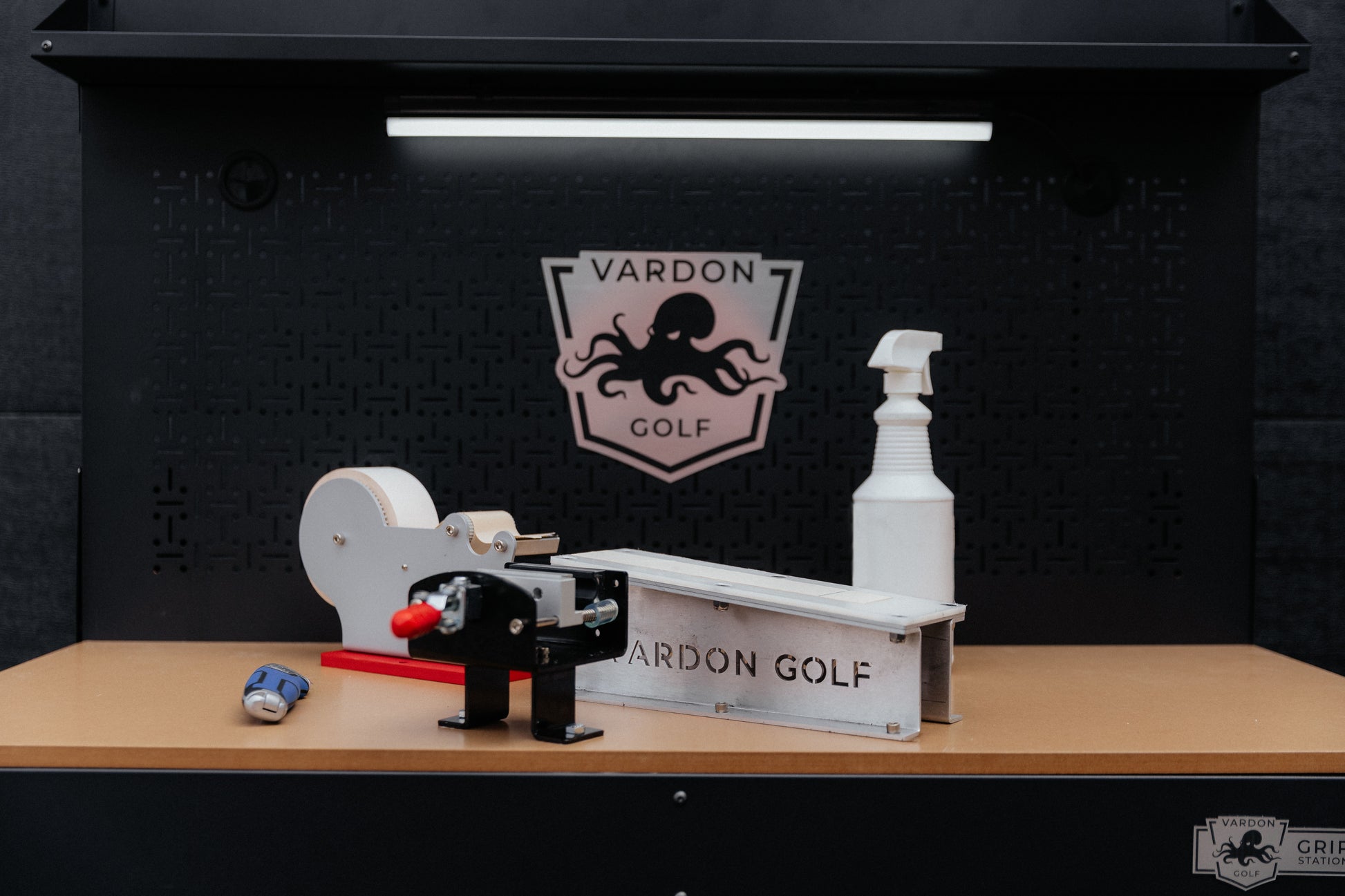 The Vardon Grip Station – Complete DIY Golf Regripping Bench